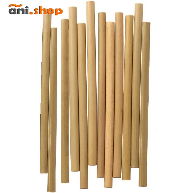 نی نوشیدنی بامبو 12 عددی