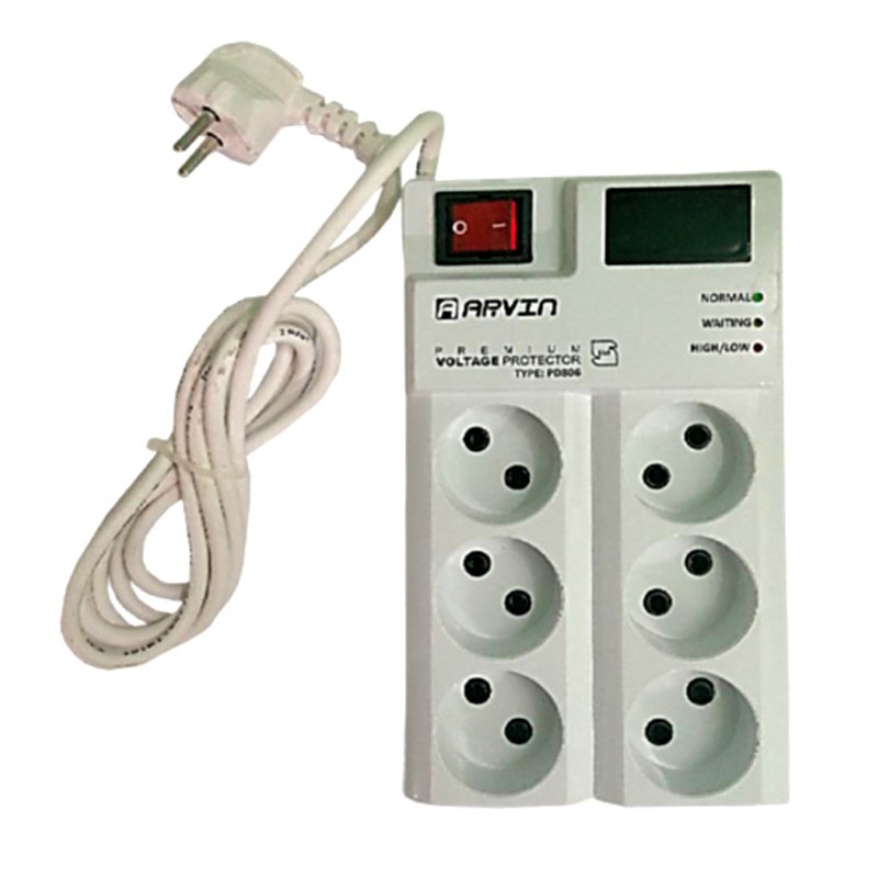 محافظ شش خانه دیجیتال صوتی تصویری 1.8متری pd806