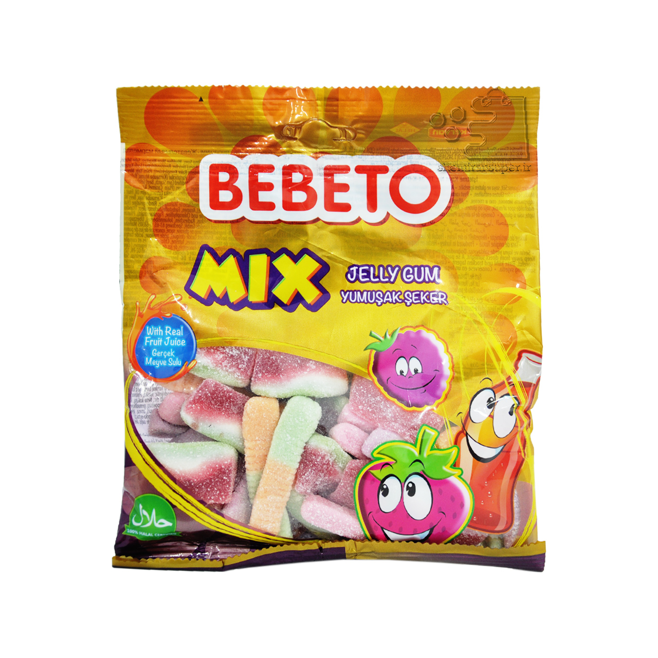 پاستیل شکری میکس 150 گرم ببتو - bebeto