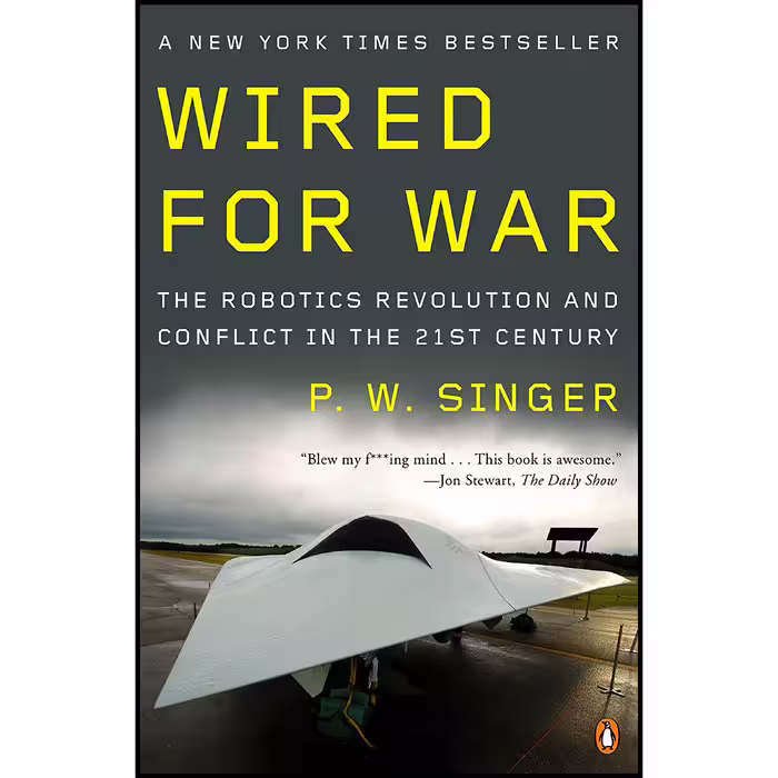 کتاب زبان اصلی Wired for War اثر P W Singer انتشارات Penguin Books