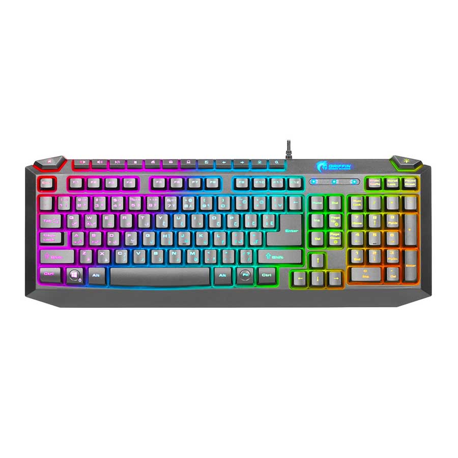 قیمت و خرید کیبورد گیمینگ باسیم گرین مدل GK701-RGB | یاس ارتباط