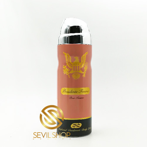 اسپری خوشبو کننده زنانه امپر مدل پرزیدنت حجم 200 میلی لیتر