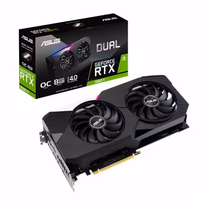 خرید کارت گرافیک ایسوس Graphics ASUS Dual RTX3060TI O8G با بهترین قیمت