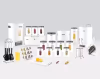 سرویس آشپزخانه گرد 36 پارچه لیمون کد 2011