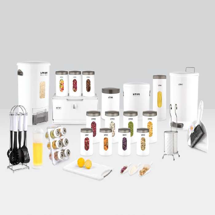 سرویس آشپزخانه گرد 36 پارچه لیمون کد 2011