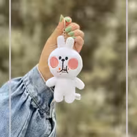 جاکلیدی استیکر  خرگوش مدل هویج خور 