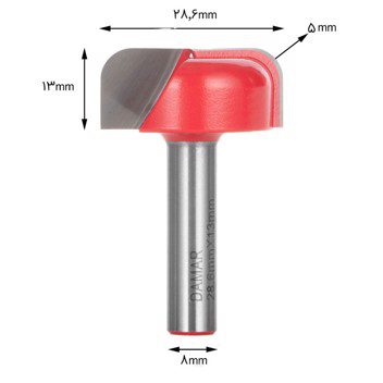 تیغ پروفیل بشقابی پاکت دامار مدل DM162863DM - ابزار یراق