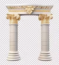 عکس PNG ستون های سنگی سلطنتی | گرافیک با طعم تربچه