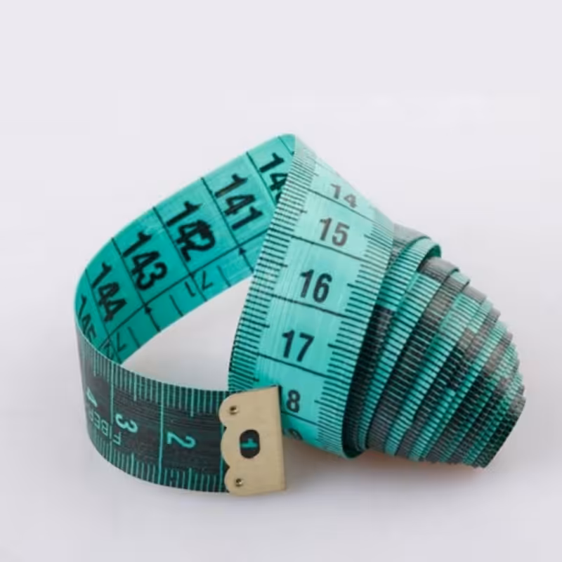 متر خیاطی مدل butterfly  رنگ سبز طول 150 سانتی متر