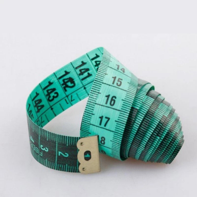 متر خیاطی مدل butterfly  رنگ سبز طول 150 سانتی متر