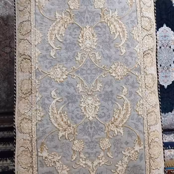 پشتی 1200شانه الیافی نقشه ی شبنم با آستر چهارخانه