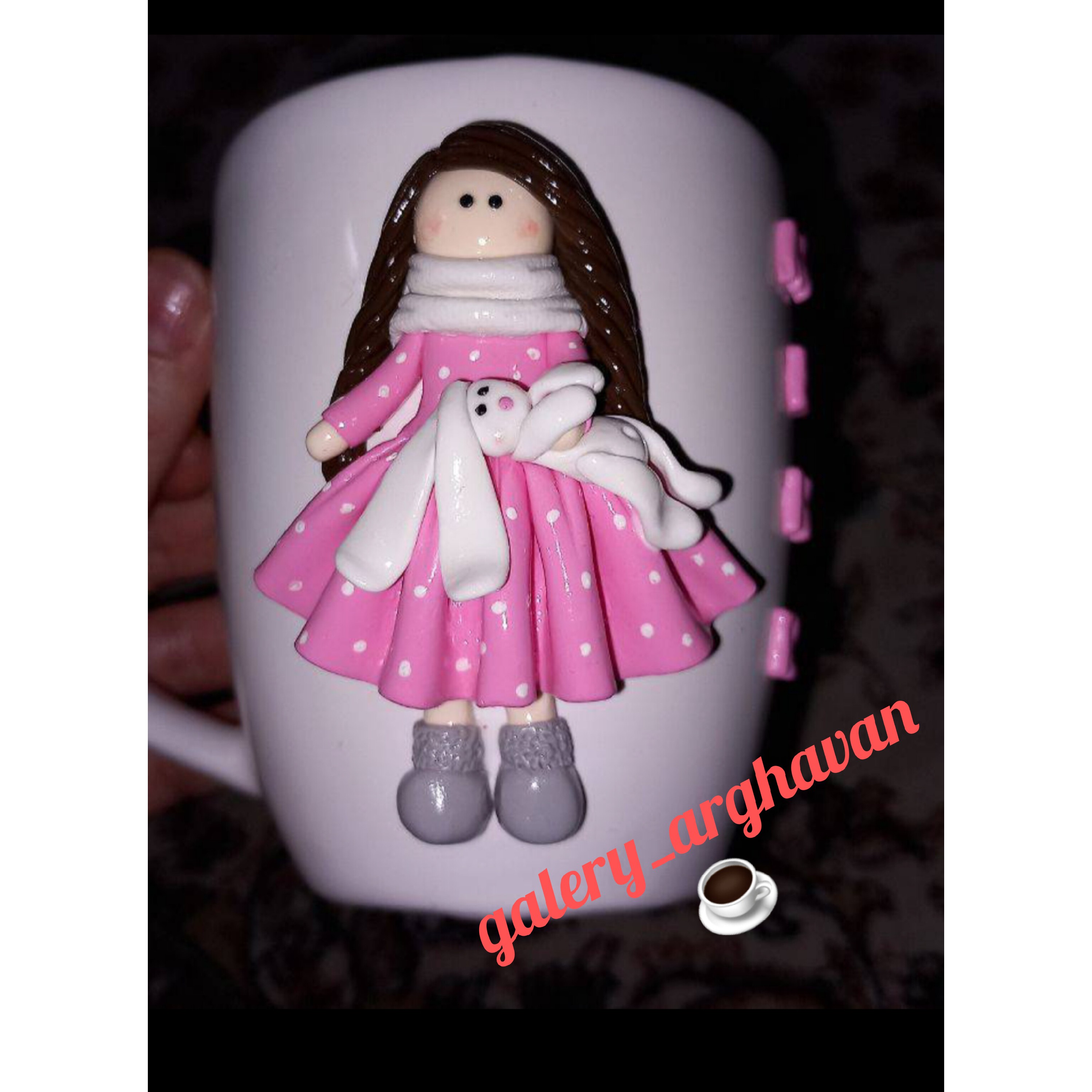 ماگ فانتزی ماگ عروسکی ماگ دخترونه