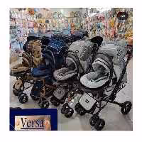 سرویس کالسکه نوزاد قابل استفاده تا 4سال قابلیت جمع شدن رو به مادر شدن کالسکه با کیفیت و محکم 