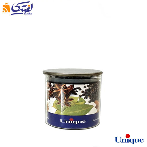ظرف ادویه شیشه ای یونیک 8 سانتی متری UN-1383A