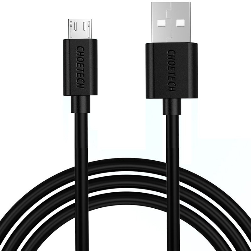 کابل CHOETECH چویتِک تبدیل USB-A به Micro USB طول 1.2 متری مدل AB003 - Hiapple.ir