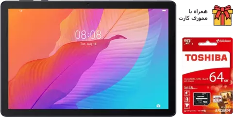 تبلت هوآوی مدل MatePad T 10s به همراه مموری کارت 64 گیگابایت توشیبا