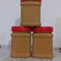 کره بادام زمینی ساده 800 گرمی غلیظ بدون قند  