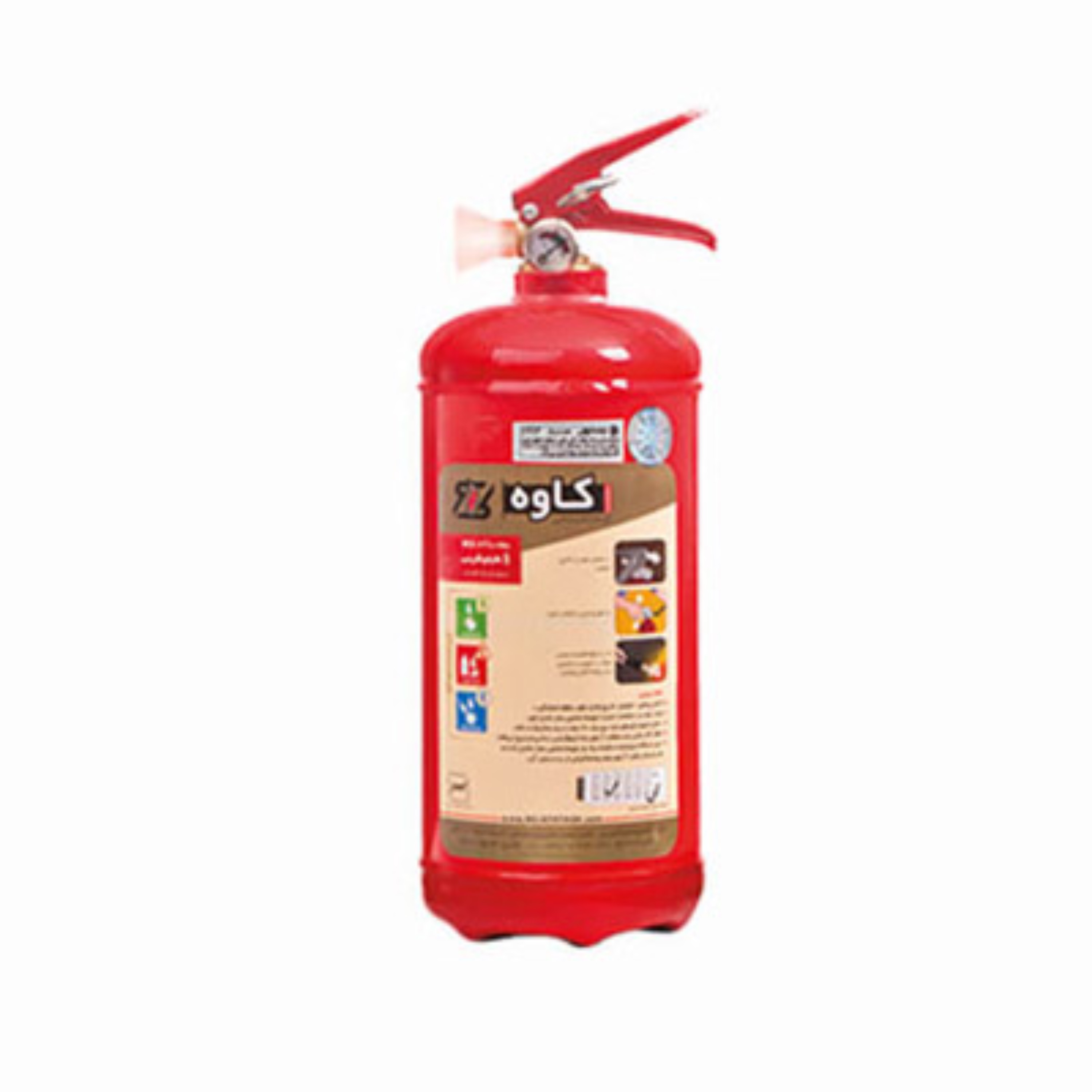 خاموش کننده اطفاء حریق پودر و گاز یک کیلویی کاوه