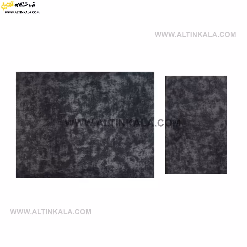 سرویس ملحفه کشدوز یکنفره دوتکه سایز 120×200 طرح پتینه رنگ نوک مدادی