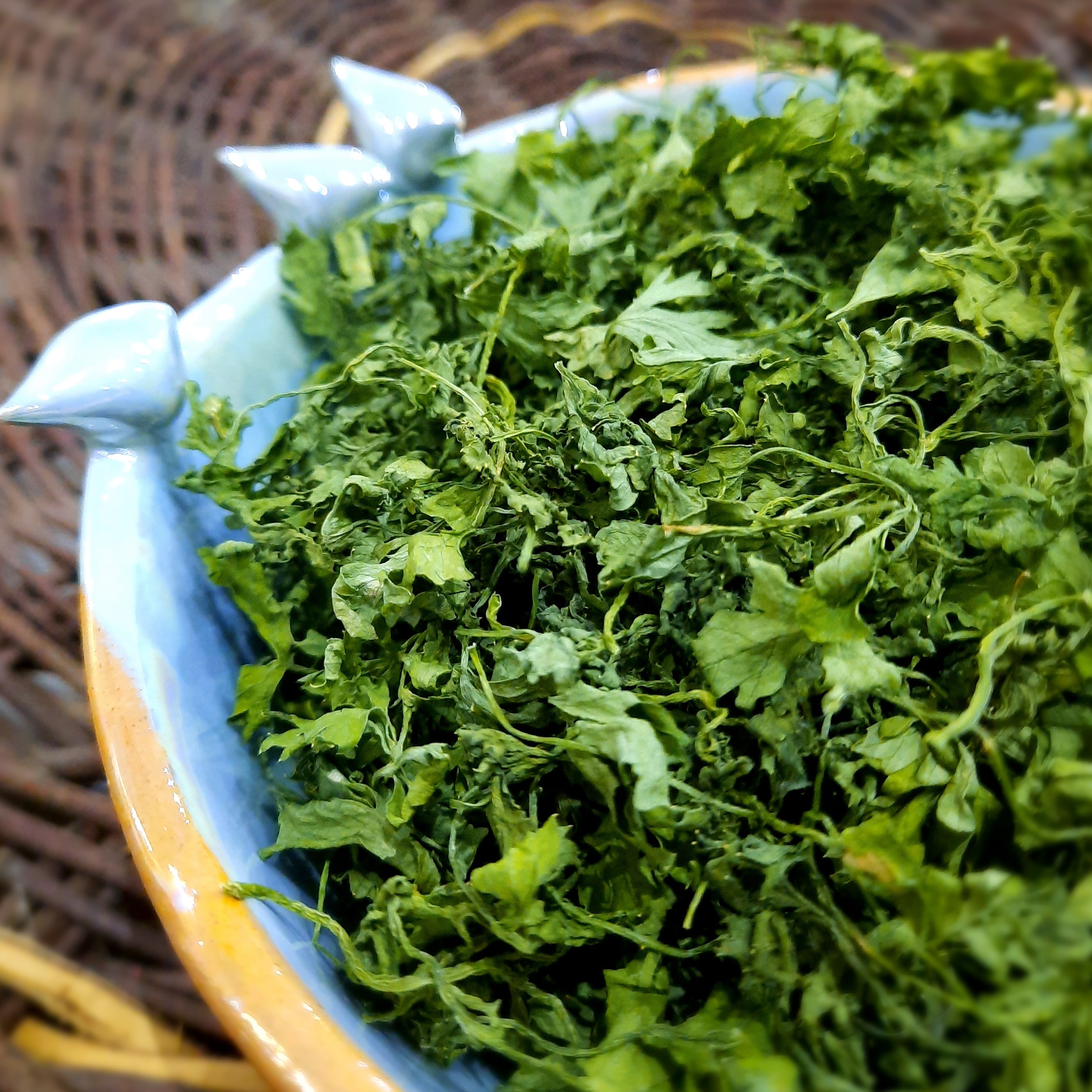 جعفری خشک خانگی ، خوش عطر شمال ، درجه یک 500 گرمی 