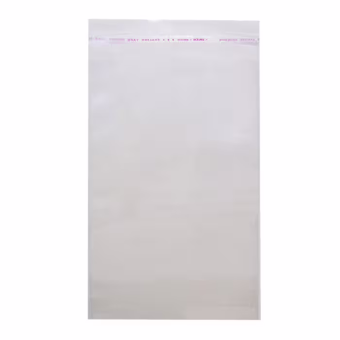 500 گرم سلفون لب چسب خارجی 40x50 حدود 35 عدد