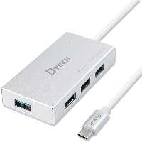 هاب Type-C به USB3 چهارپورت دیتک مدل DTECH DT-3308T