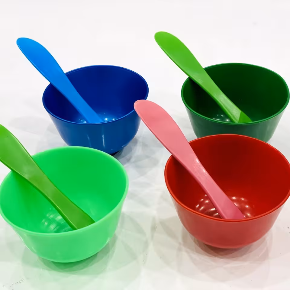 کاسه و کاردک سایز بزرگ در چهار رنگ