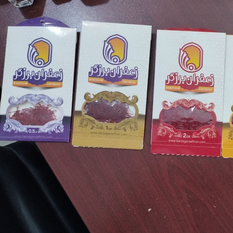 زعفران پاکت بلند یک گرمی