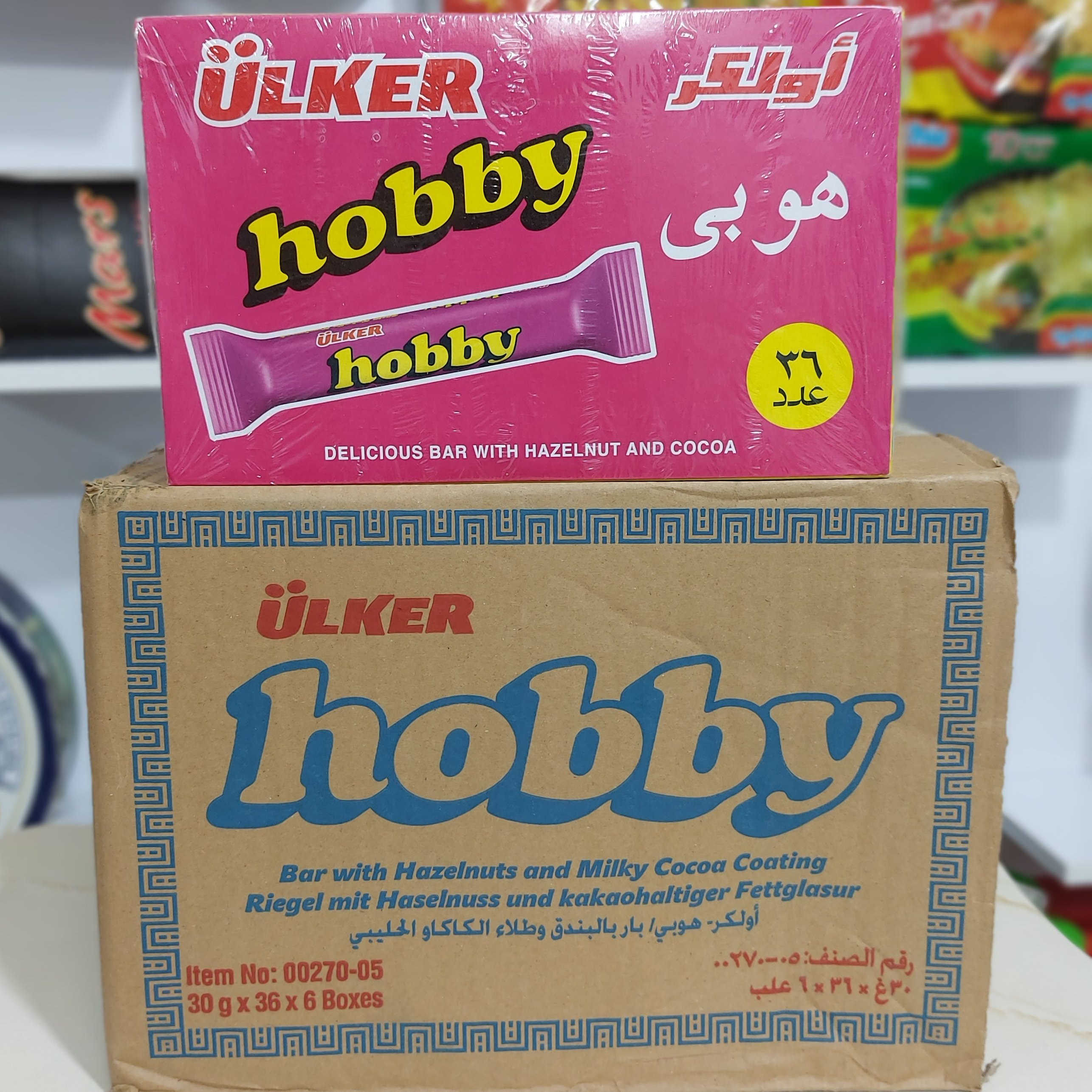 شکلات هوبی 36 عددی 30 گرمی اصلی درجه یک ارسال رایگان