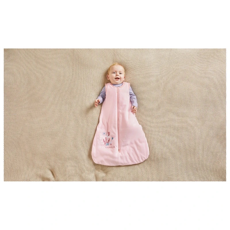 کیسه خواب 70 سانتی صد در صد کتان لوپیلو  چهار فصل نوزادی بیرون پلار 