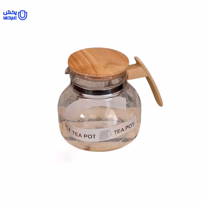 قوری پیرکس درب چوبی هپی هوم