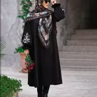 مانتو گلدوزی گلبهار مازراتی