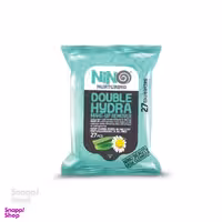 دستمال مرطوب پاک کننده آرایش نینو (Nino) مدل آبرسان بسته 27 عددی