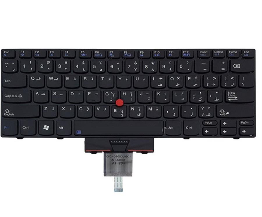 کیبورد لپ تاپ لنوو ThinkPad Edge 13 E30 مشکی باماوس و فریم