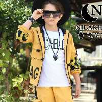 ست سه تکه کت آستر دار شلوار و تیشرت میکرو اسپرت. جنس عالی دوخت تمیز شیک