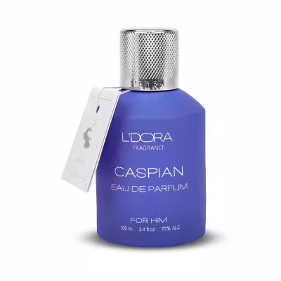 ادوپرفیوم مردانه مدل CASPIAN لدورا فرگرنس 100 میلی‌لیتر