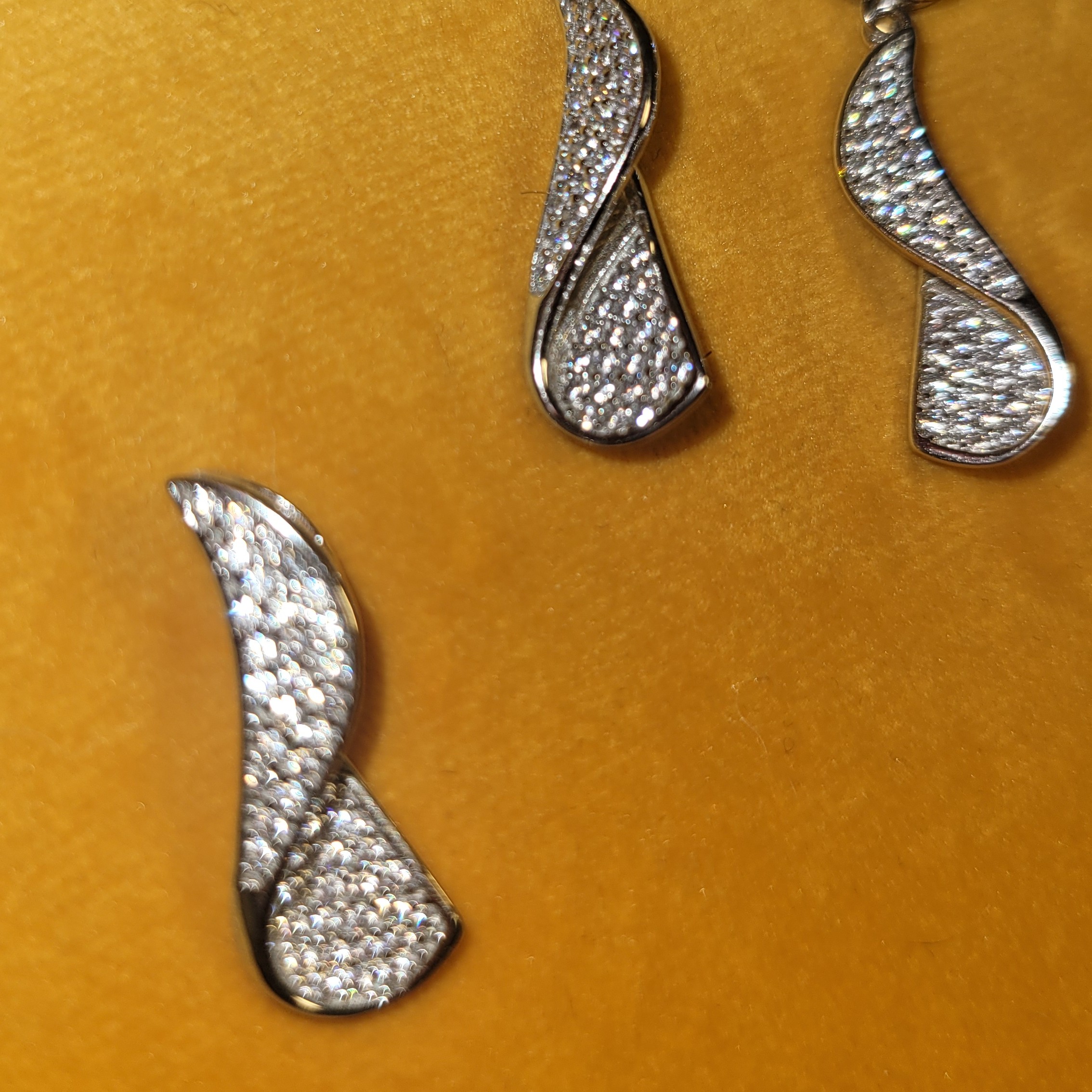 نیم ست جواهر نقره     