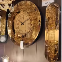 ساعت دیواری اینه ای نگینی