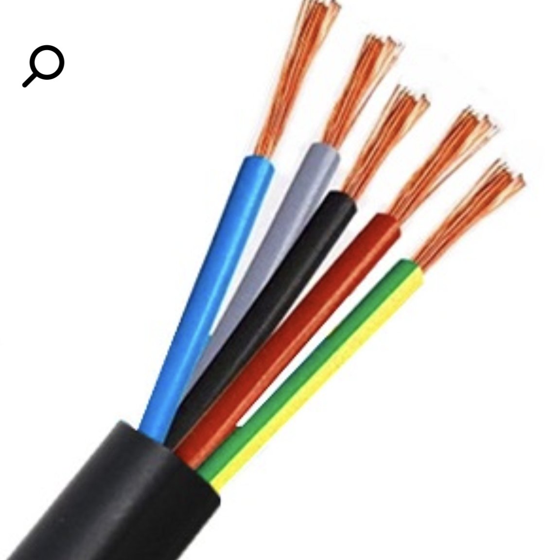 کابل برق مس افشان 5در2/5 دامغان بهفر قیمت هر متر طول