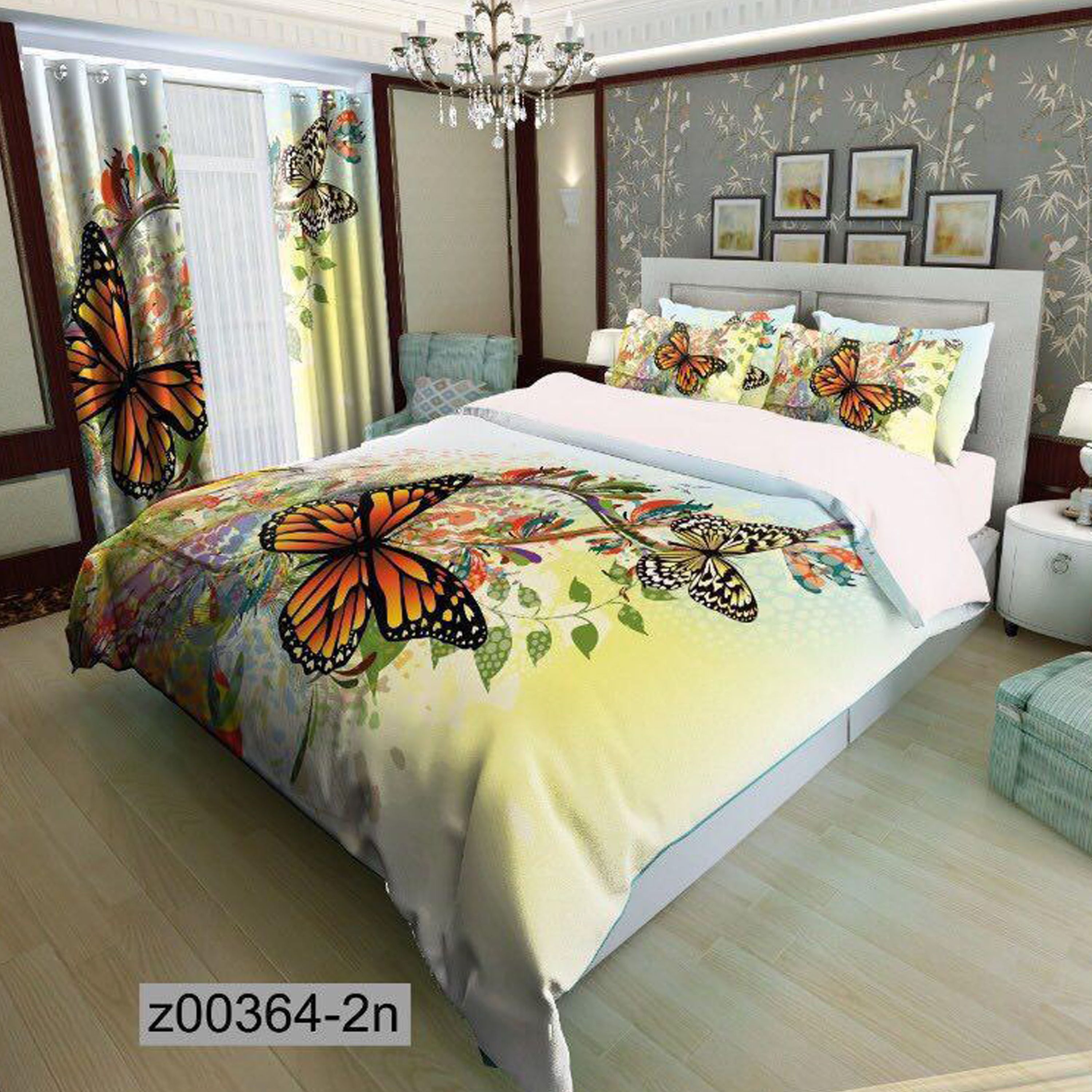 سرویس روتختی 1 نفره تنسل چاپی برندترک لند (Turk Land)  کد z 364