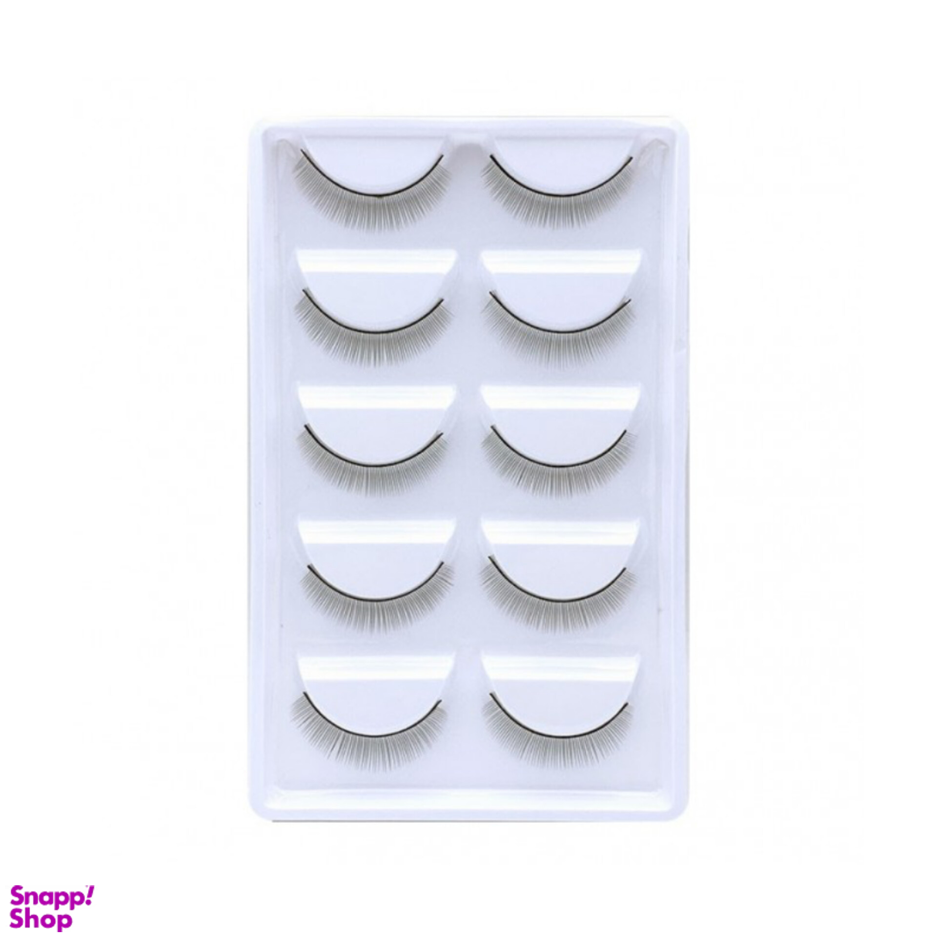 مژه آموزشی مخصوص مانکن کد 009 مجموعه ۵ جفتی