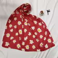 شال نخی طرح بابونه