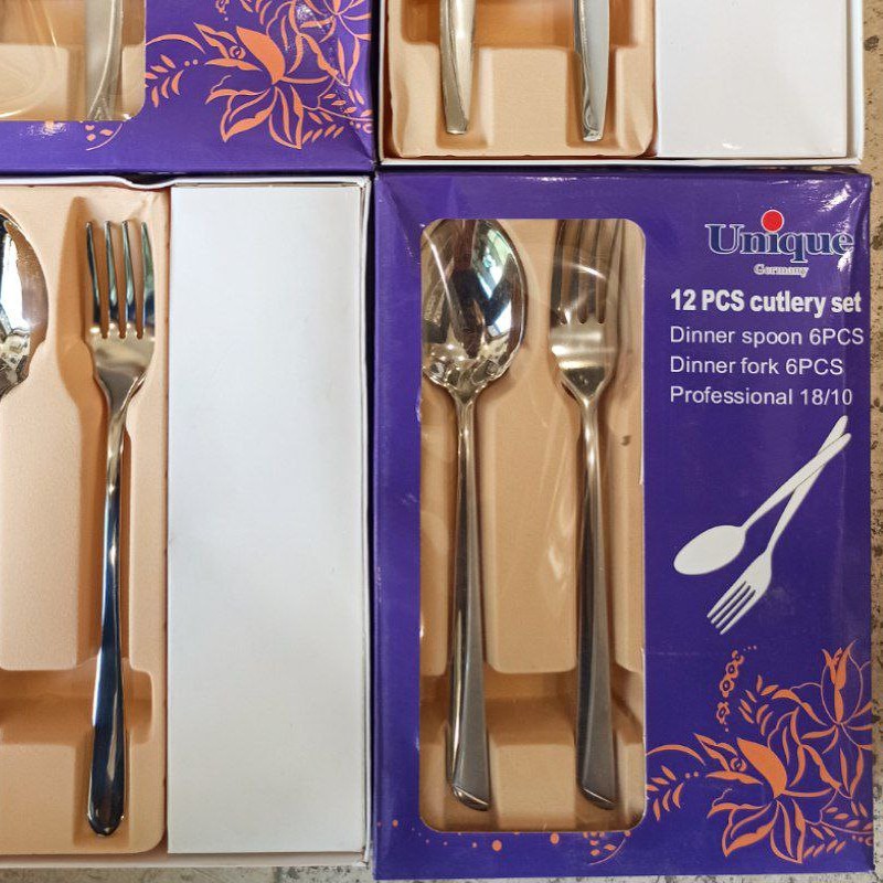 قاشق و چنگال  یونیک اورجینال آلمانی لیبل هک شده  18.10 وزن سنگین 