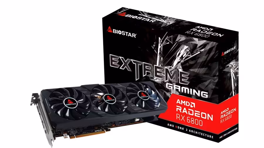 کارت گرافیک  بایوستار مدل AMD Radeon RX6800 حافظه 16 گیگابایت