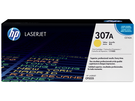 کارتریج لیزری اچ پی مدل 307A رنگ زرد CE742A