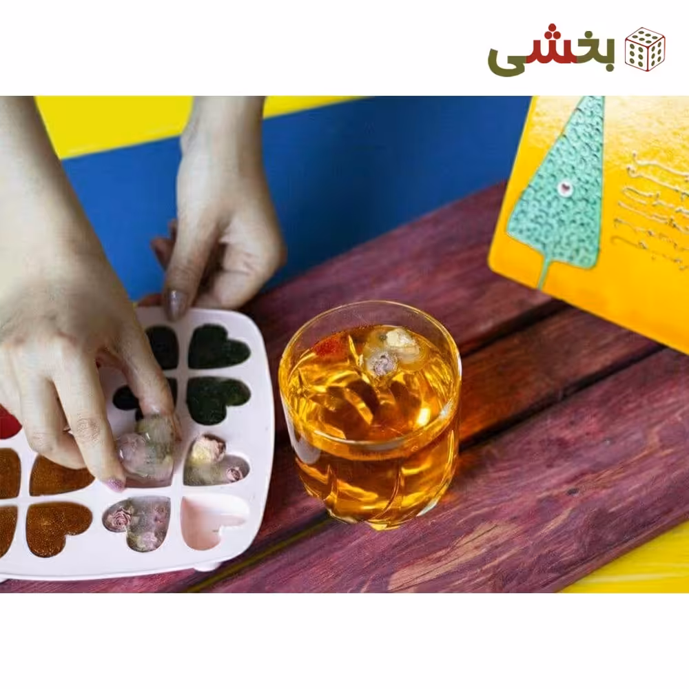 قالب یخ سیلیکونی مدل قلب تاپکو