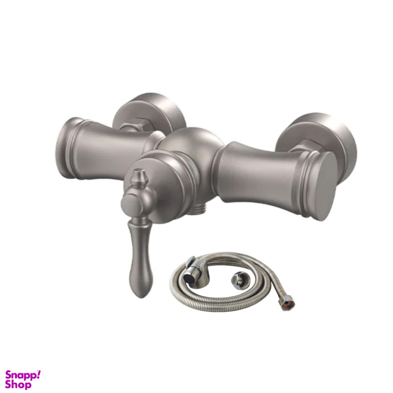 شیر توالت کسری مدل ناپل به همراه شلنگ توالت