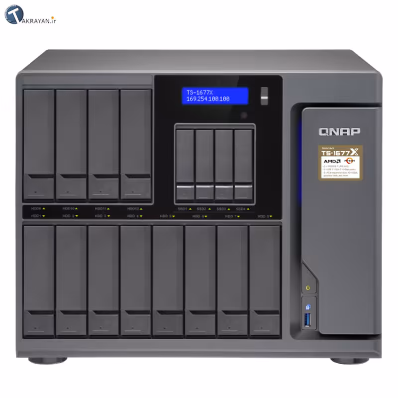 قیمت خرید NAS / ذخیره ساز تحت شبکه کیونپ QNAP TS-1677X-1600-8G