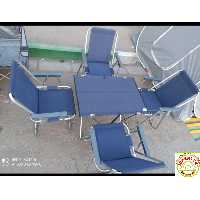 میزوصندلی تاشو مسافرتی(ست چهارنفره)