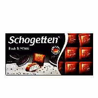 شکلات بیسکوییتی (سیاه و سفید) 100 گرم شوگوتن - schogetten